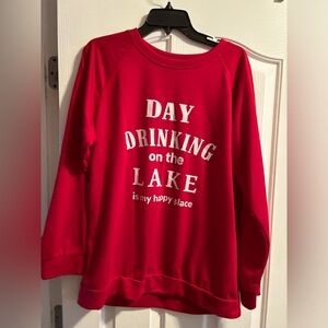 Light weight red long sleeve shirt